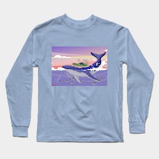 Whale Island Long Sleeve T-Shirt